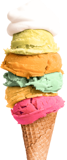 An ice-cream cone